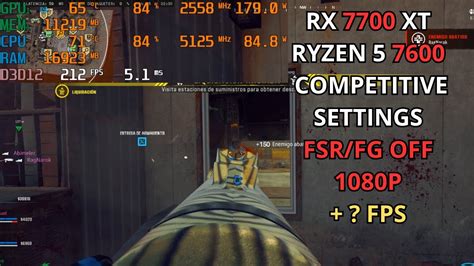 Rx 7700 Xt Ryzen 5 7600 Call Of Duty Warzone 6 Fsr Off