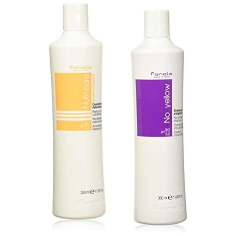 Fanola No Yellow Shampoo Nutri Care Conditioner Ml Amazon Ca