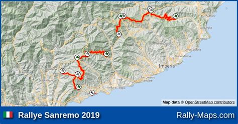 Maps Rallye Sanremo Ciar Rally Maps