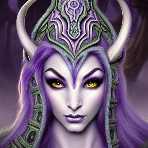 Draenei Face World Of Warcraft Fine Art Creative Fabrica