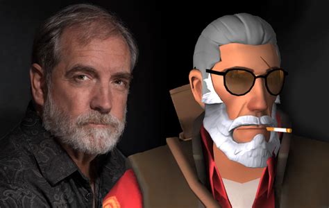 Sniper kinda looks like his voice actor, John Patrick Lowrie : r/tf2