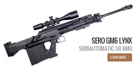 Sero Gepard Gm6 Lynx Lightweight Bullpup Semi Auto 50 Bmg Anti