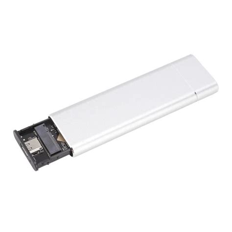 Qiilu Bo Tier Ssd M Nvme Usb Argent Pour Disque Dur Externe