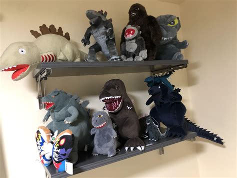 my Godzilla plush collection : GODZILLA