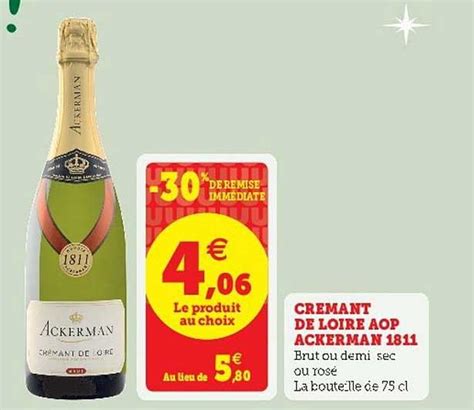 Offre Cr Mant De Loire Aop Ackerman Chez Hyper U