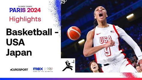 USA Vs Japan Aja Wilson Breanna Stewart Take CONTROL Paris2024