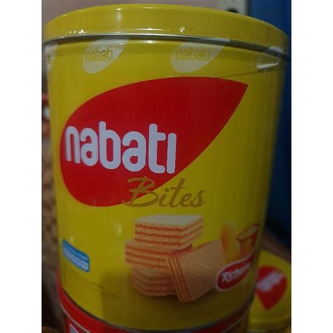 Jual Nabati Wafer Bites Keju 287 Gr Kaleng Shopee Indonesia