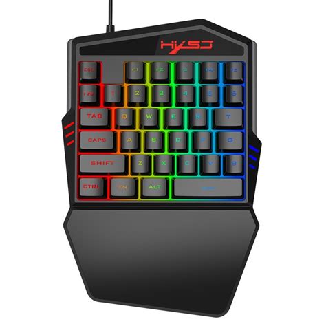 Usb Kablosu Oyun Klavyesi Rgb Led Arka I K Ile Anahtar Tek Elle