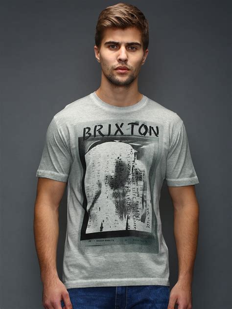 Buy Selected Grey Printed Pure Cotton T Shirt Tshirts For Men 1230446 Myntra