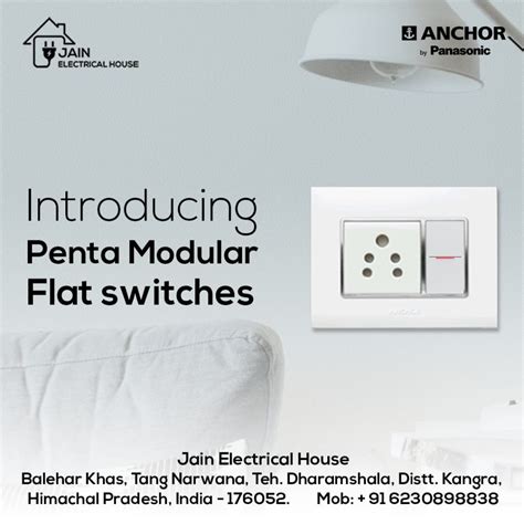 Anchor By Panasonic Introduces Appealing Penta Modular Flat Switches