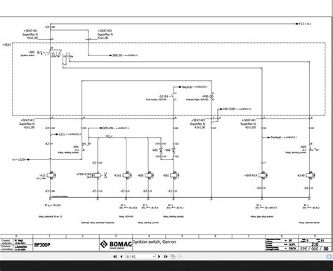 Bomag BF300P Wiring Diagram Function 210 2013 EN IT