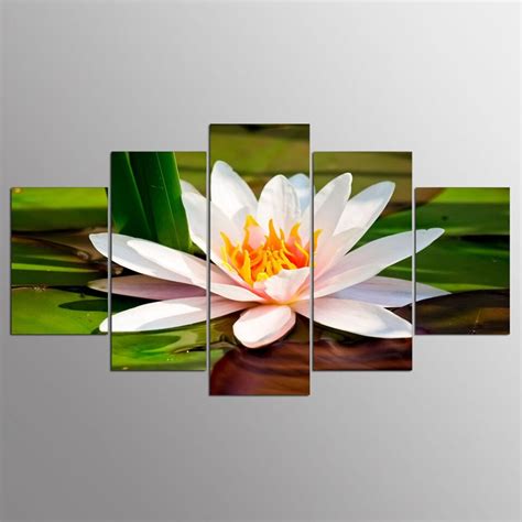 Tableau Zen Et Color Fleur De Lotus Tabloide