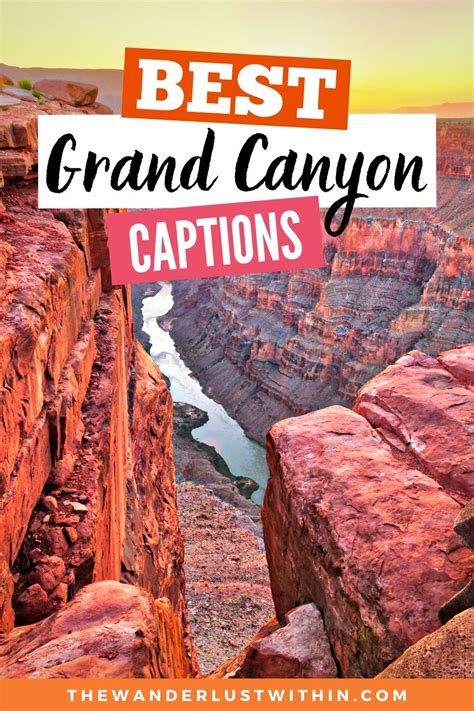 70 Best Grand Canyon Quotes And Instagram Captions 2023 Grand Canyon Quotes Grand Canyon