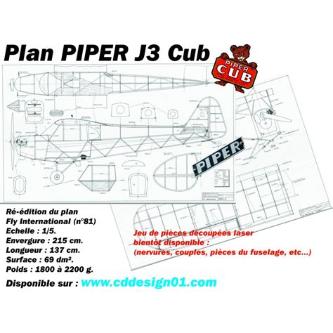 Plan Piper J3 Cub Cddesign01