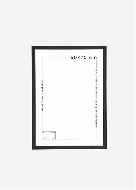 If Walls Could Talkblack Frame 50x70 Cm View More Products Here