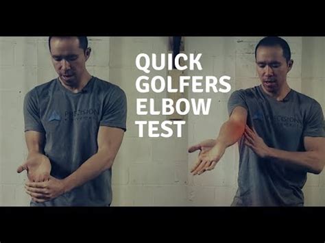 Quick Medial Epicondylitis Test Golfer S Elbow YouTube