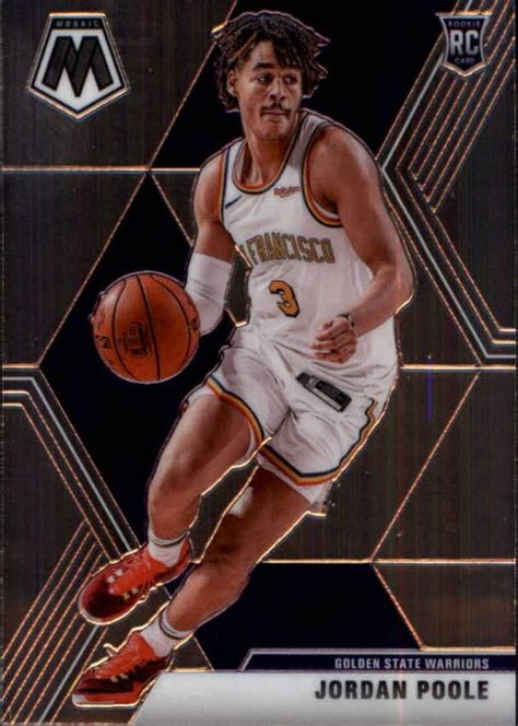 Amazon 2019 20 Panini Mosaic 228 Jordan Poole RC Rookie Golden