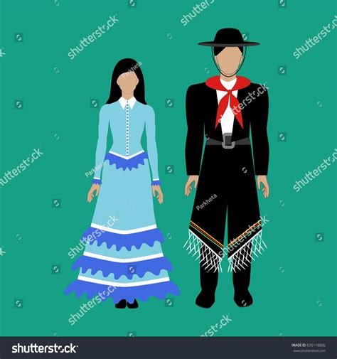 538 Argentina National Costume Images, Stock Photos & Vectors ...