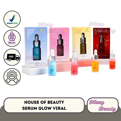 Jual Free Masker House Of Beauty Serum Glow Viral Brightening Glow Up