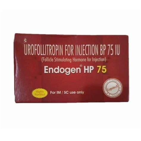 Urofollitropin Injection BP 75 IU Packaging Type Box At Best Price In