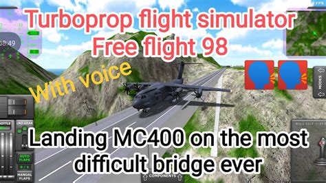 Can I Land Mc400 On The Most Difficult Bridge Ever Turboprop Flight