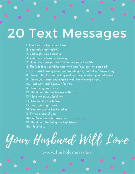 20 Text Messages Your Husband Will Love Healthy Marriage Marriage Life Healthy Relationships