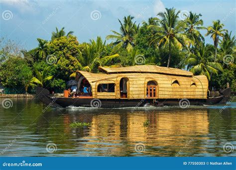 Houseboat In Kerala, India Editorial Photo | CartoonDealer.com #77550303