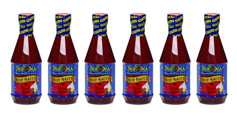 Amazon Pico Pica Mexican Hot Sauce HOT 15 5 Ounces 6 Pack Grocery Gourmet Food