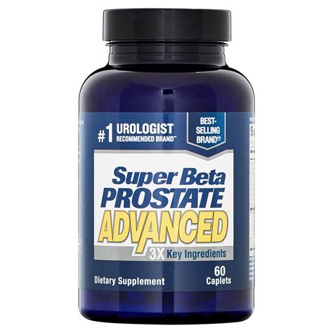 Super Beta Prostate Advanced Caplets For Prostate Support 60 Count