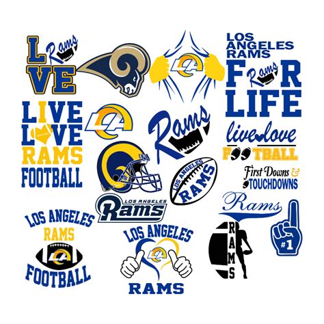 Los Angeles Rams Svg Football Svg Sports Svg Logo Svg Lo Inspire Uplift