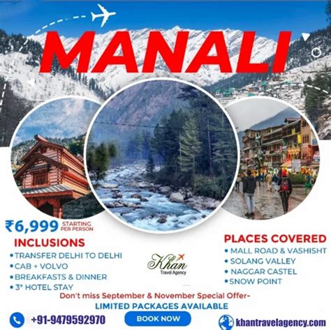 Manali Volvo Package At Best Price In Pachmarhi ID 2852415127188