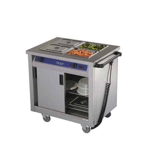 Victor BM MS Bain Marie Hot Cupboard Holds Plates X GN Stainless Steel