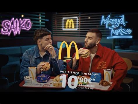 Saiko Y Manuel Turizo Protagonistas De Los Nuevos Men S De Mcdonald S