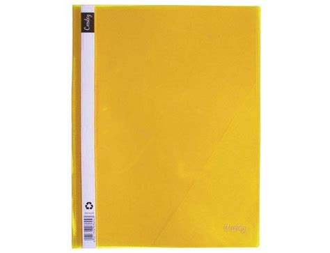 Croxley A4 Presentation Or Quotation Folder Yellow