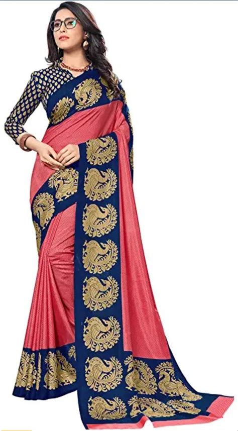 Formal Wear Printed Shree Shan Womens Malgudi Soft Silk Saree With