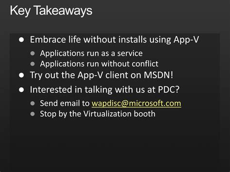 Ppt Microsoft Application Virtualization App V Powerpoint