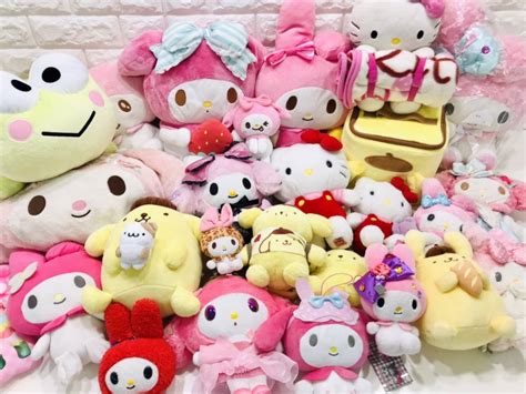 【傷や汚れあり】f52★1円～★サンリオ Sanrio キティちゃん シナモロール マイメロ ポムポムプリン グッズ ぬいぐるみ 雑貨 大量