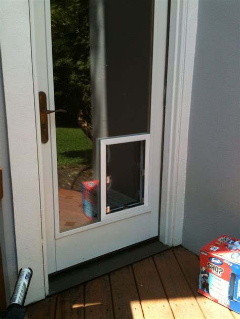 Installing A Dog Door In A Glass Door - Glass Door Ideas