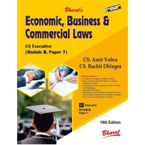 Bharats Economic Business Commercial Laws For Cs Executive June