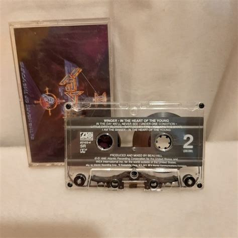 Media Winger Cassette Tape In The Heart Of The Young 199 Heavy Metal