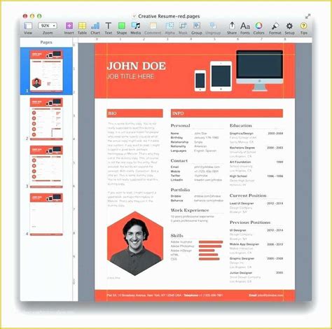 Career Portfolio Template Free Of School Portfolio ...