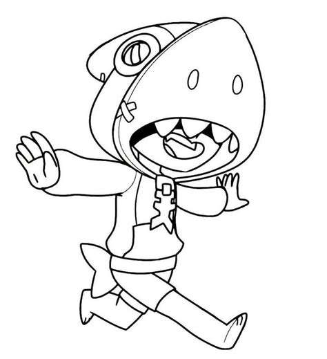 Printable Brawl Stars Coloring Pages Leon Porn Sex Picture