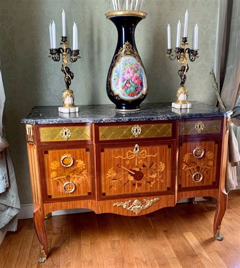 Proantic Commode De Style Louis Xv Transition Louis Xvi