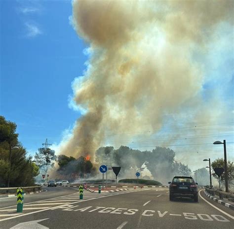 Controlado El Incendio Forestal Declarado En El Saler Que No Afectar