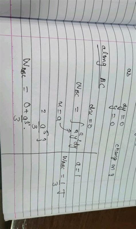 A Force F X 2 Y 2 I X 2 Y 2 J N Acts On A Particle Which Moves In The Xy Plane Find The