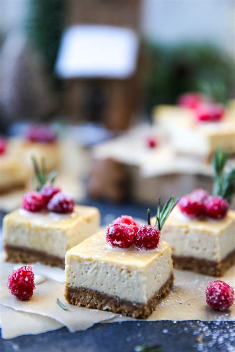 Eggnog Cheesecake Bars - PaleOMG