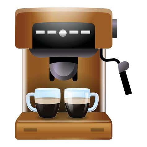 Vector De Dibujos Animados De Icono De Cafetera Casera M Quina Turca