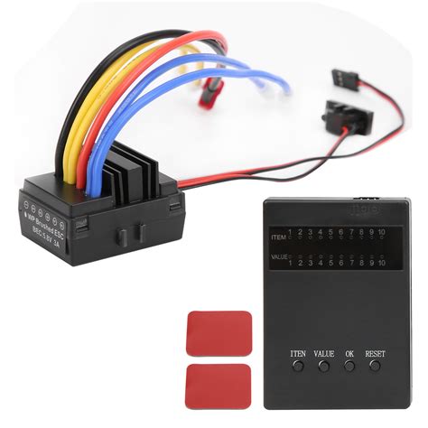 Rc A Brushed Waterproof Esc Speed Controller With Program Card Set