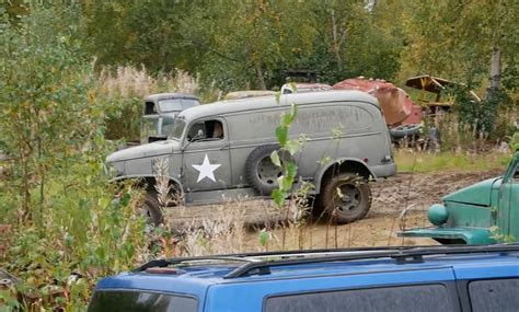 Rare 1942 Chevrolet G506 Panel Truck Takes A Stroll In The Mud Its A