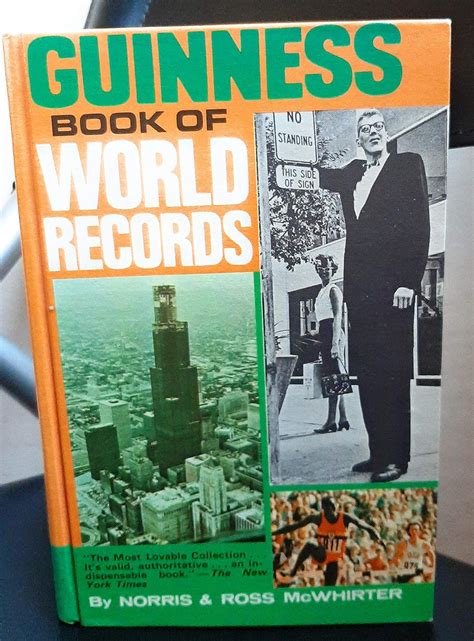 Guiness Book Of World Records Norris Mcwhirter And Ross Mcwhirter